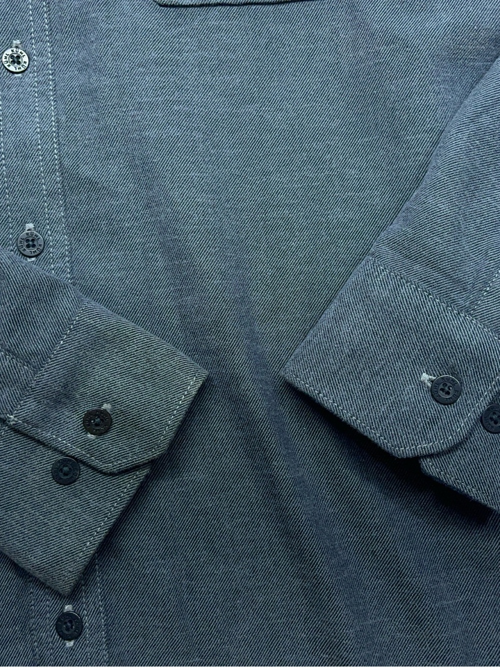 KUHL Descendr Flannel Button Up Shirt Mens Size Medium Gray Long Sleeve Hiking - Picture 5 of 9